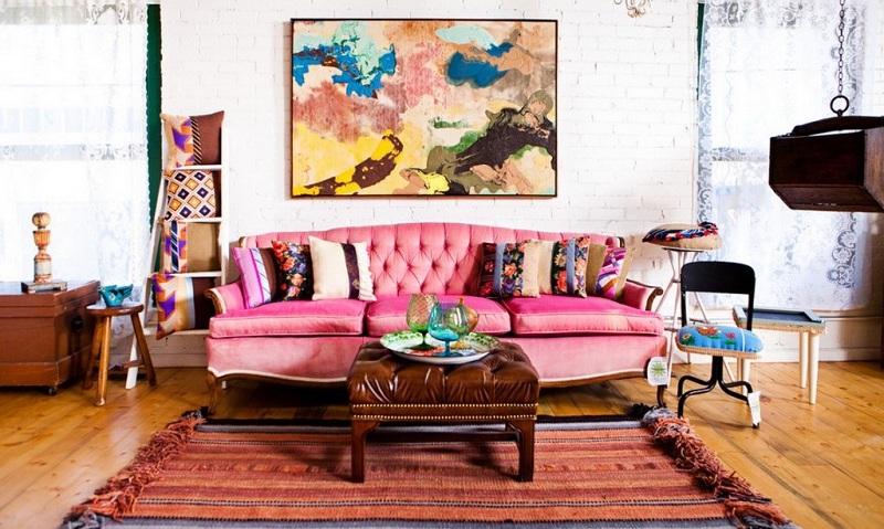 Boho Style In The Interior Of The Apartment