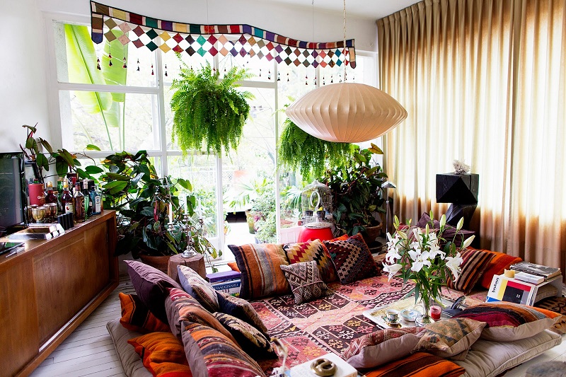 Boho Style In The Interior Of The Apartment