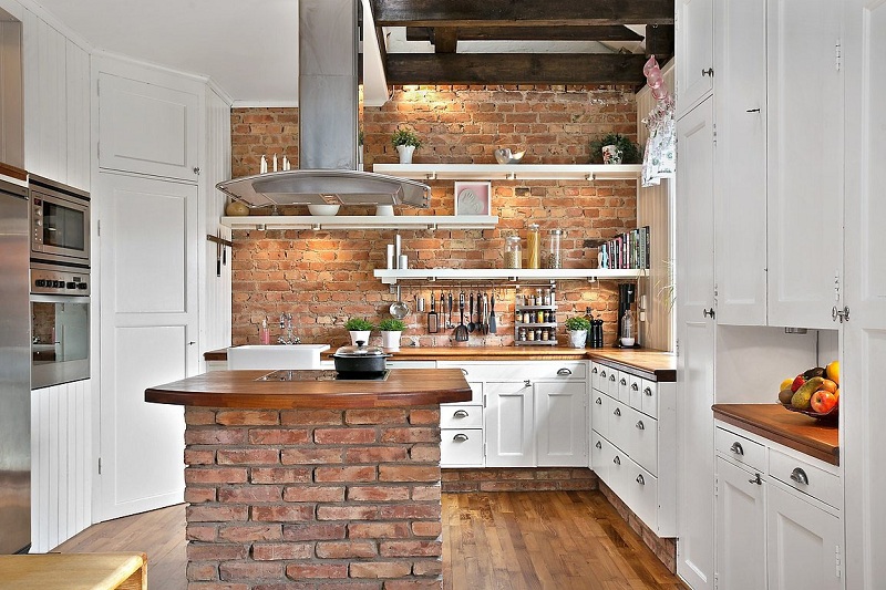 Country Style Kitchen of interior design