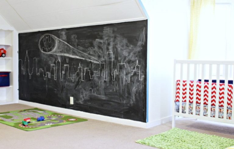 How to make a wall into a chalkboard