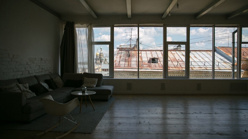 Loft Style In The Interior Of The Apartment