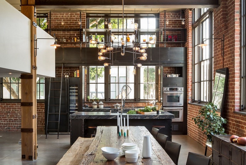 Loft Style In The Interior Of The Apartment