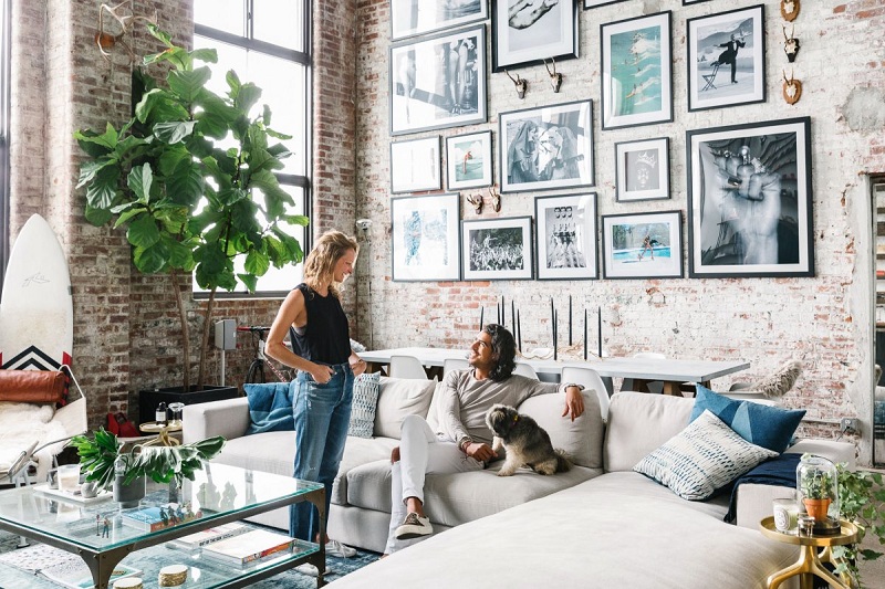 Loft Style In The Interior Of The Apartment