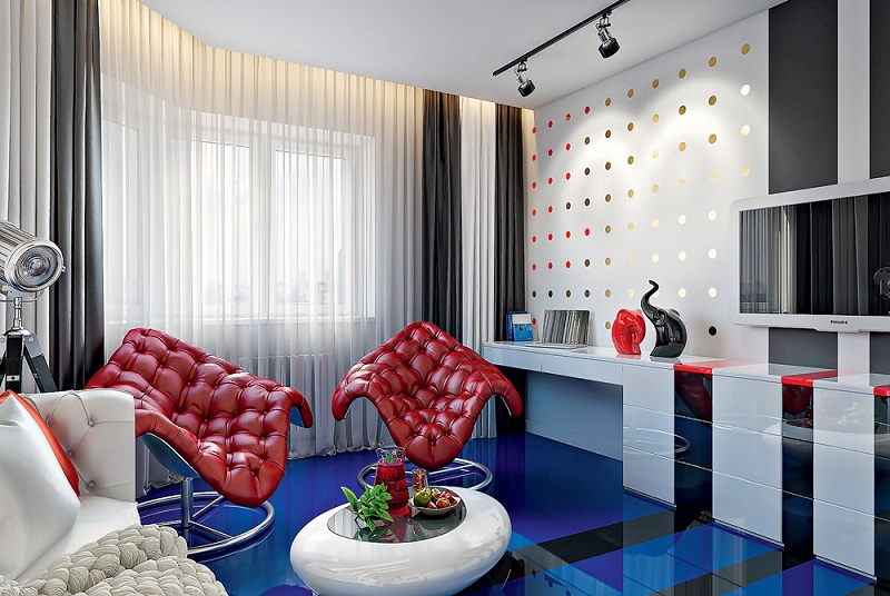 Style Pop Art In The Interior Of The Apartment