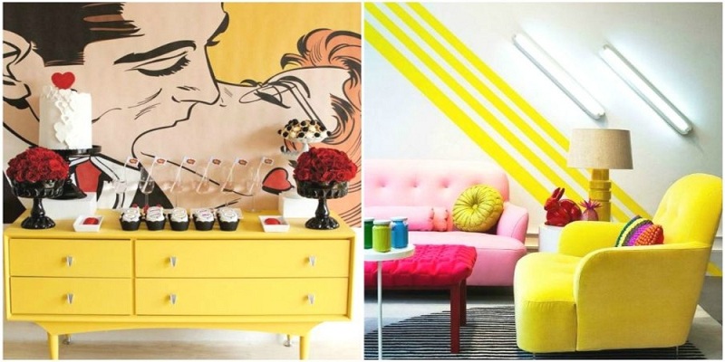 Style Pop Art In The Interior Of The Apartment