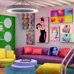 Style Pop Art In The Interior Of The Apartment