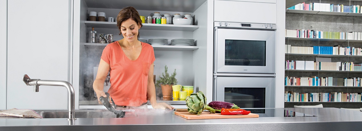 Clean kitchen after the cook