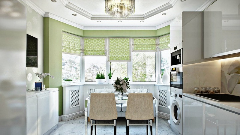 Kitchen Design With Bay Window