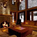 The Hearth Of A Cozy Home - A Fireplace Made Of Natural Stone
