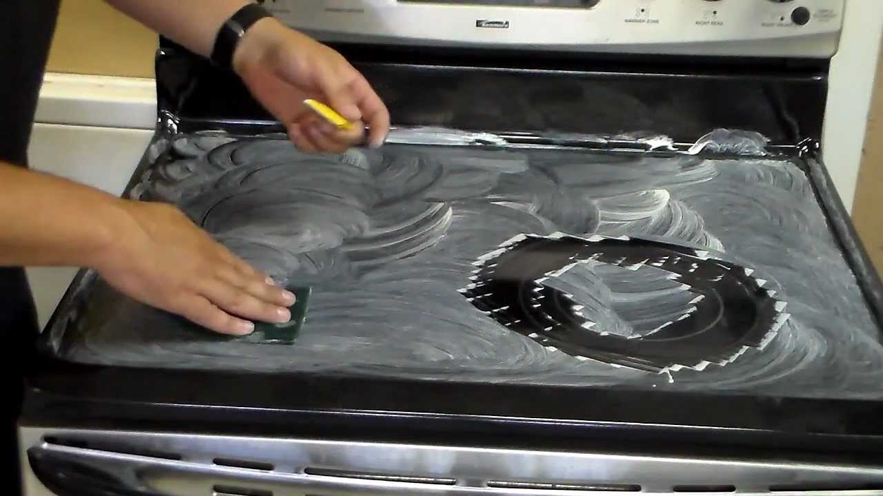 How to clean glass ceramic hob