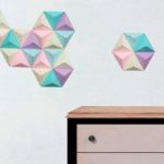 Wall decoration with paper