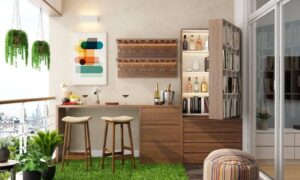 Balcony Bar Ideas For Mixing Drinks With A View