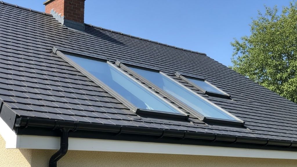 Cross-section diagram showing proper attic insulation and ventilation system preventing ice dam formation on residential roof