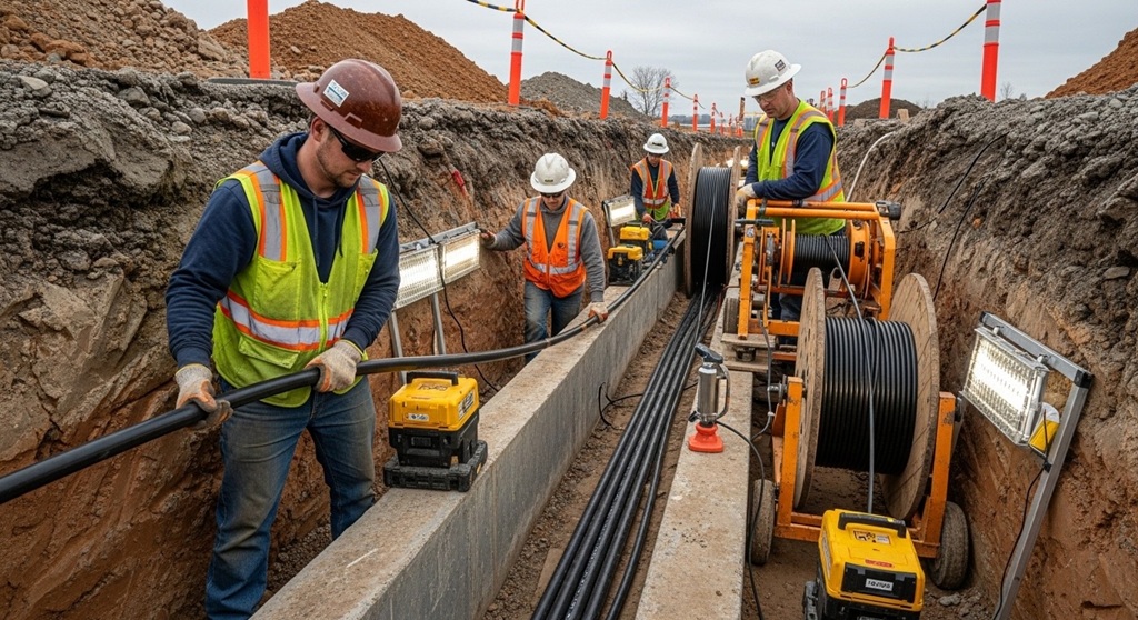 Directional boring tools installing underground conduit