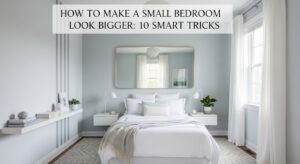 Mixed vintage and modern living room furniture layout example